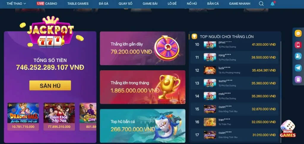 Tỷ lệ cược hấp dẫn